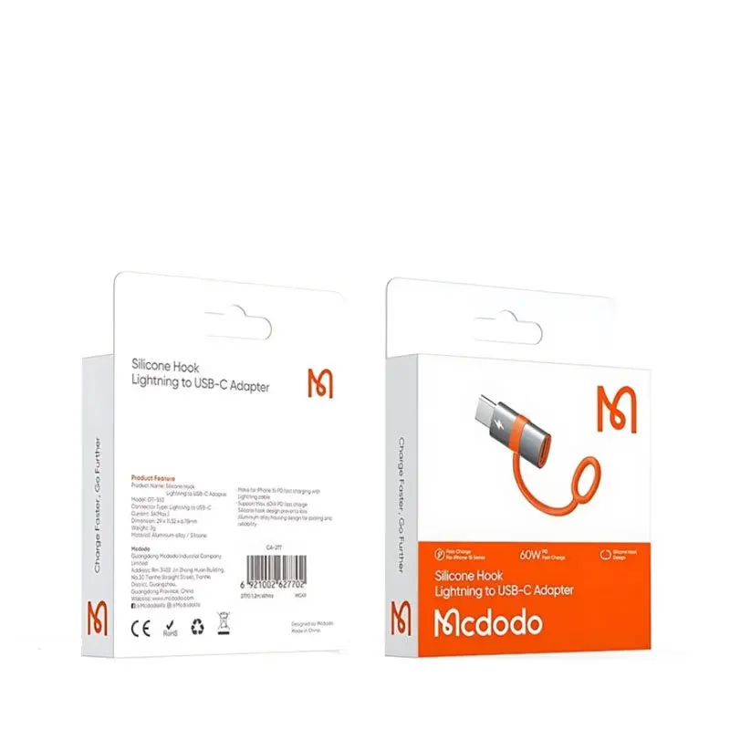 تبدیل مک دودو مدل McDodo OT-553 Lightning to USB-C-2